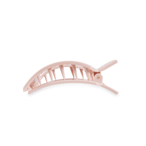 Square Flat Hair Clip | Medium | Pearly Pink