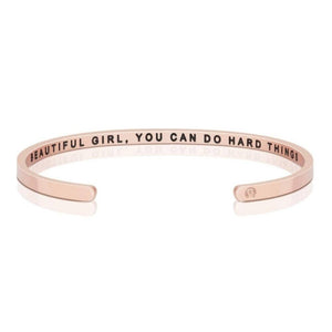 Beautiful Girl, You Can Do Hard Things: Silver / Whisper
