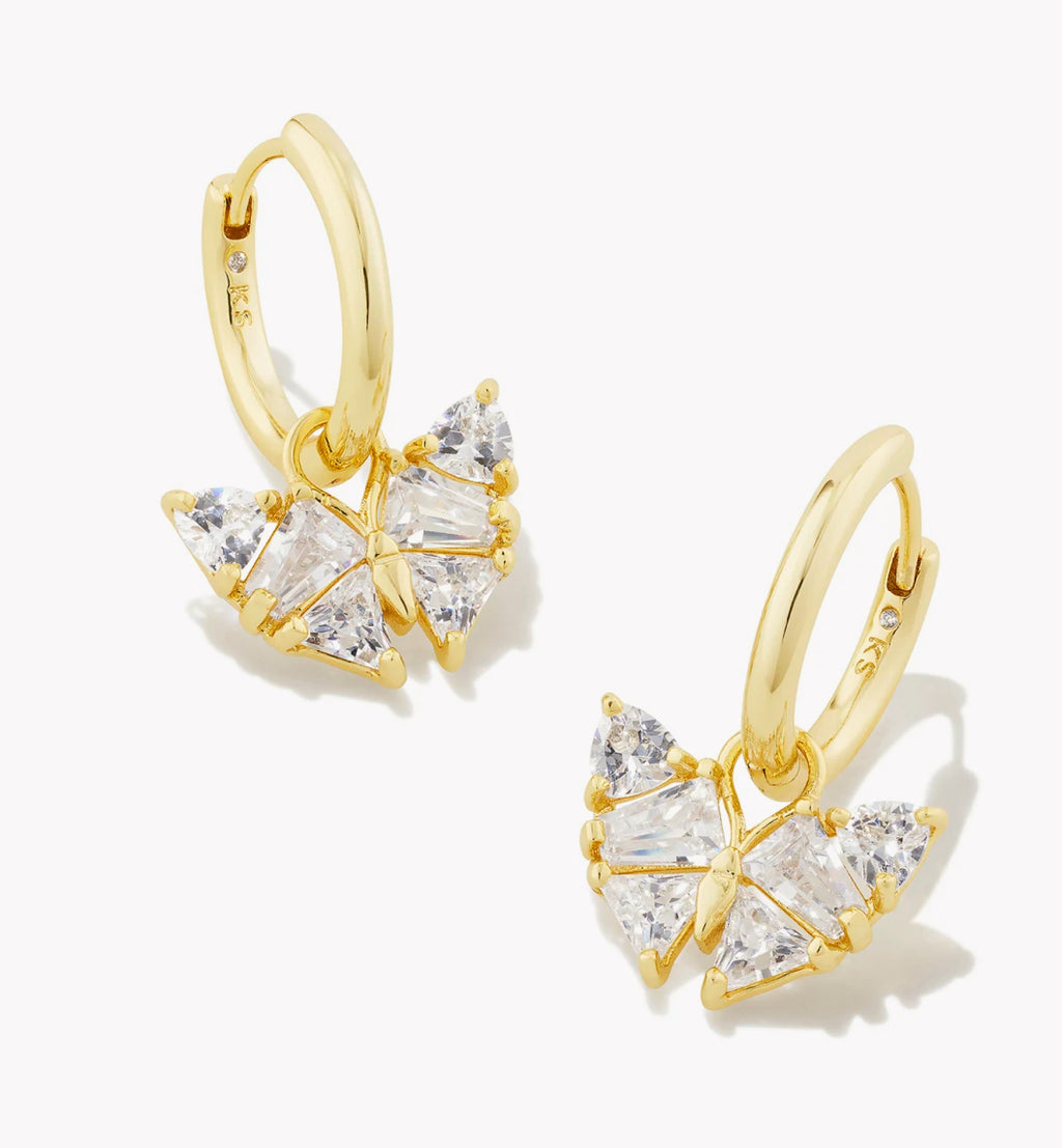 BLAIR BUTTERFLY HUGGIE EARRINGS