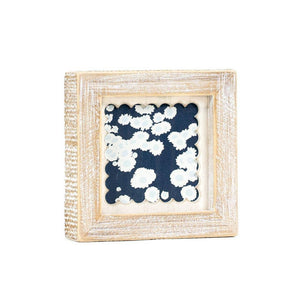 5x5 wood frame sign (DAISIES) 12058 -  Home Decor