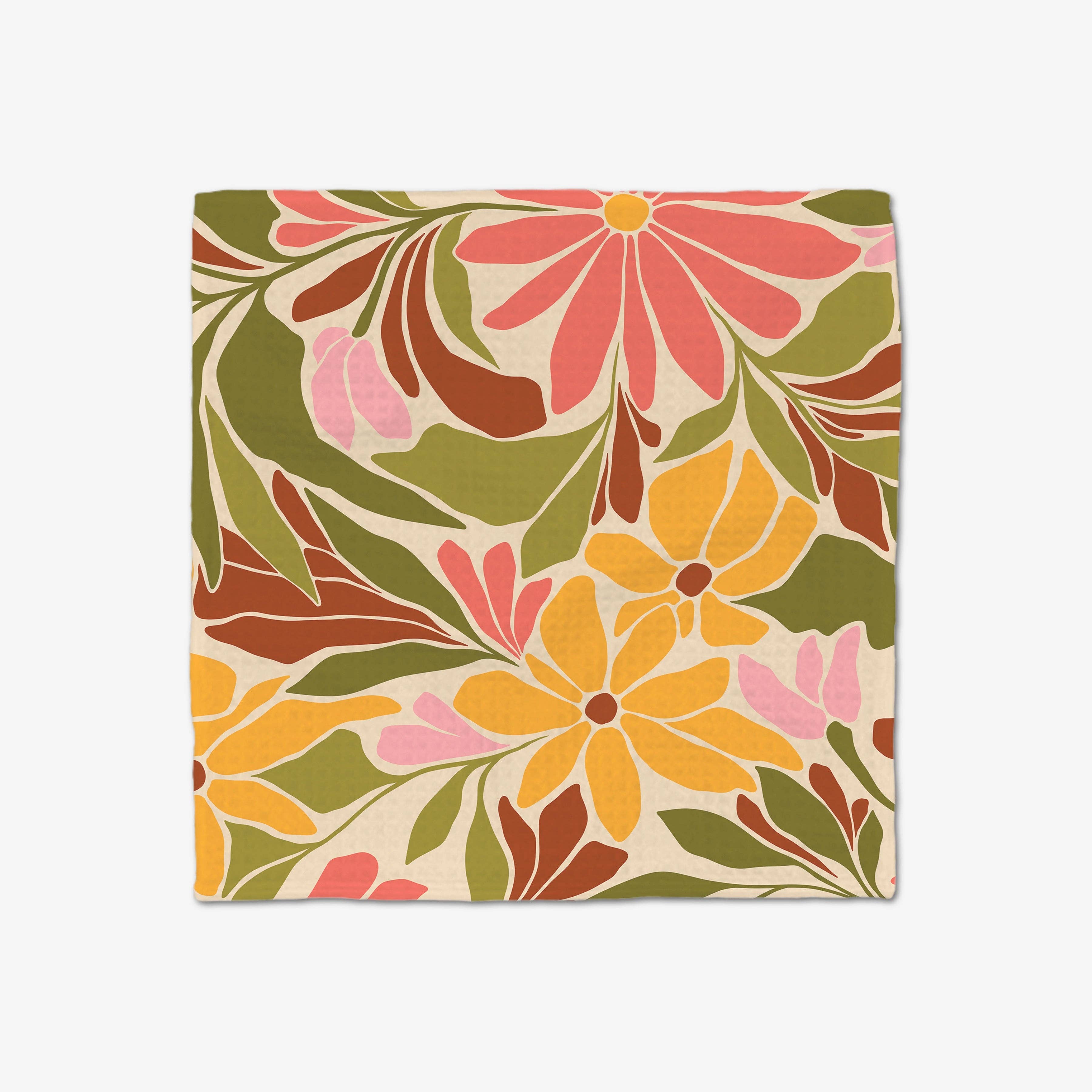 Blooming Tan Luxe Washcloth Set