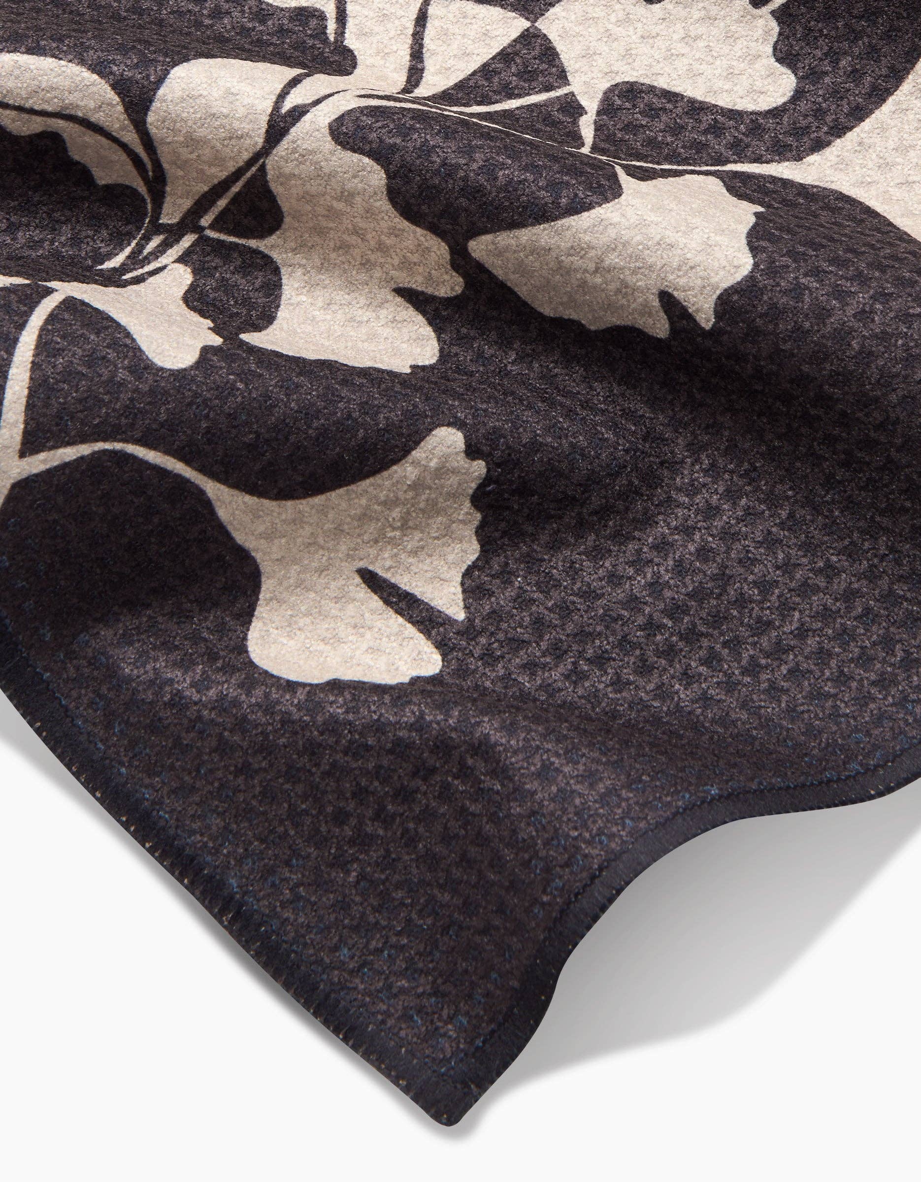 Midnight Ginkgo Bar Towel