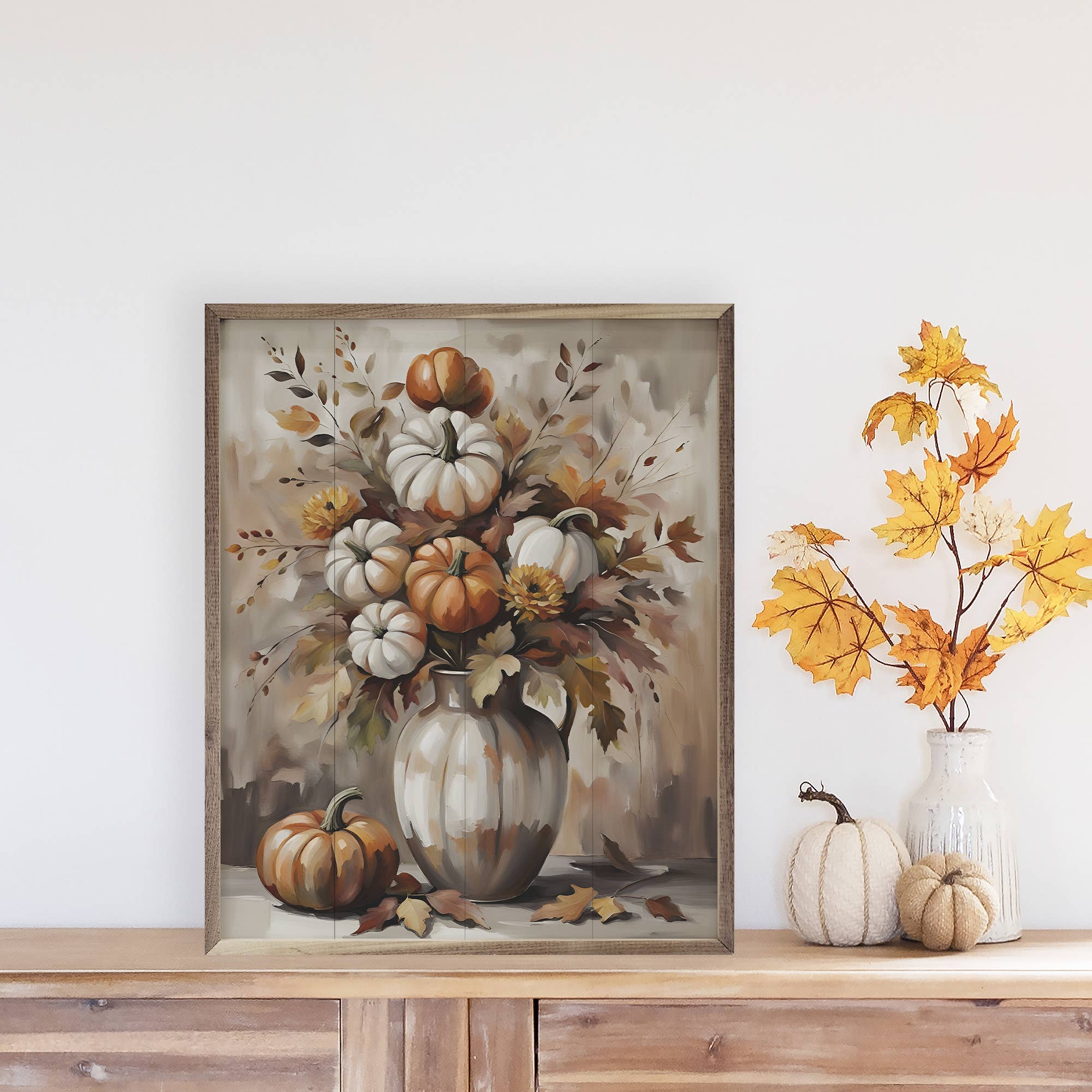 Pumpkin Bouquet: 8 x 10 x 1.5