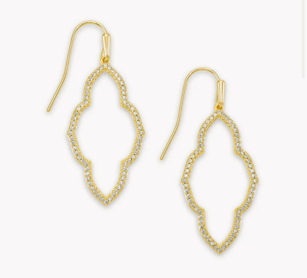 ABBIE SMALL OPEN FRAME EARRINGS