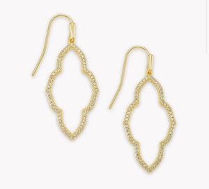 ABBIE SMALL OPEN FRAME EARRINGS