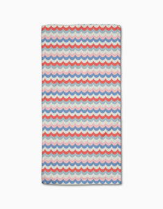 Scallop Stripes Bar Towel