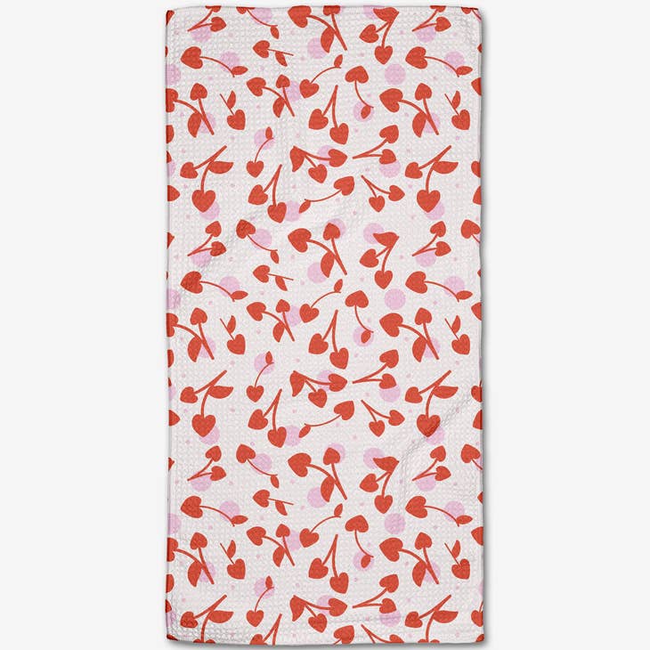Geometry - Cherry Love Bar Towel