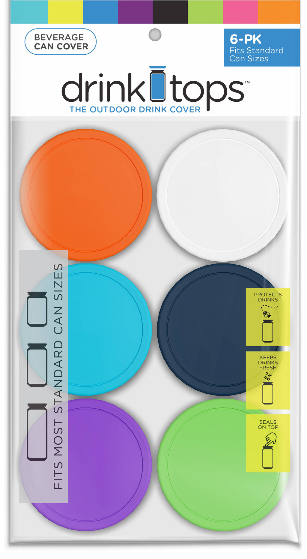 Can Covers - 6 PK: Plain
