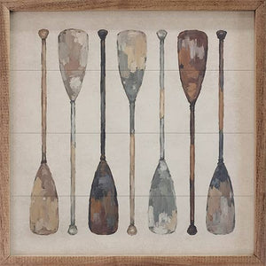 Vintage Boat Oars: 12x12