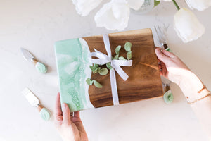 Mojito - the essence of spring: Mojito / Resin Cheese Knife Set