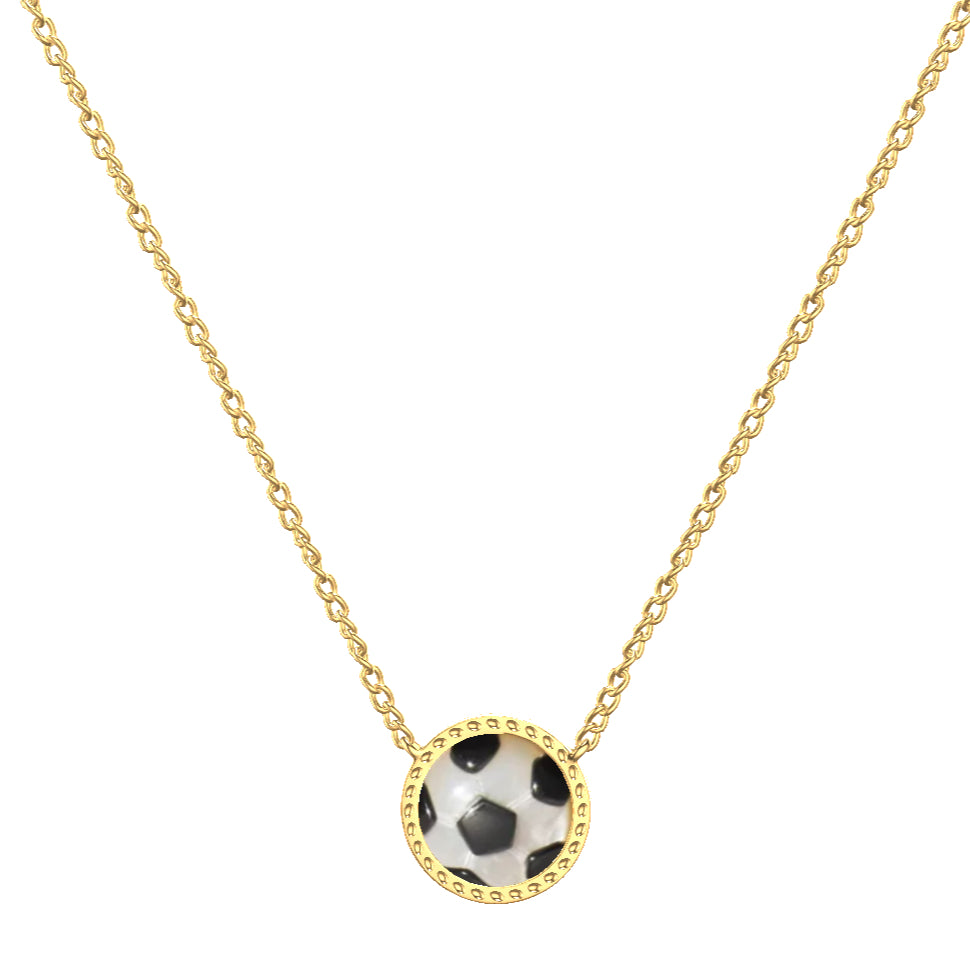 SOCCER SHORT PENDANT NECKLACE