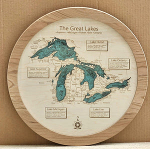 Great Lakes - Lazy Susan - Bathymetry