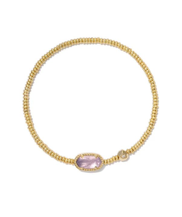 GRAYSON STRETCH BRACELET - GOLD AMETHYST- KENDRA SCOTT