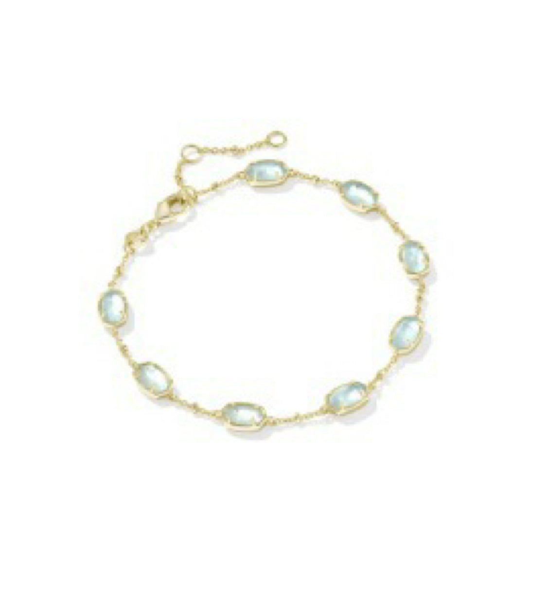 EMILIE LINK BRACELET LIGHT BLUE ILLUSION