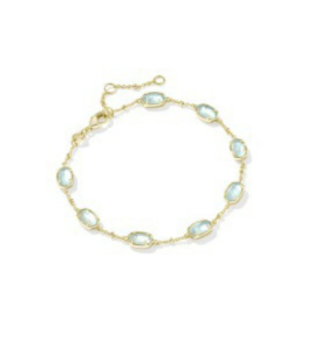 EMILIE LINK BRACELET LIGHT BLUE ILLUSION