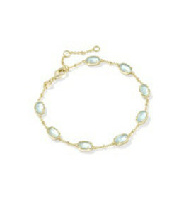 EMILIE LINK BRACELET LIGHT BLUE ILLUSION