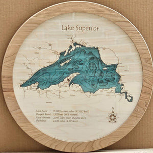 Lake Superior - Lazy Susan - Bathymetry