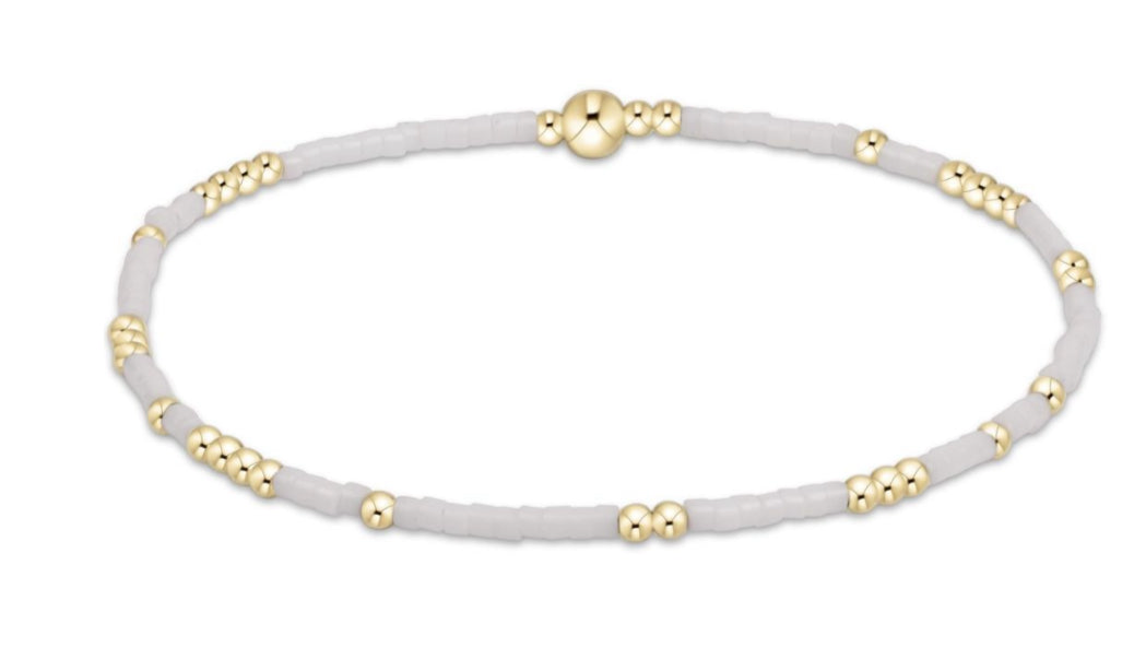 enewton - 6.25" Hope Unwritten Bracelet -WHITE  LIMITED EDITION