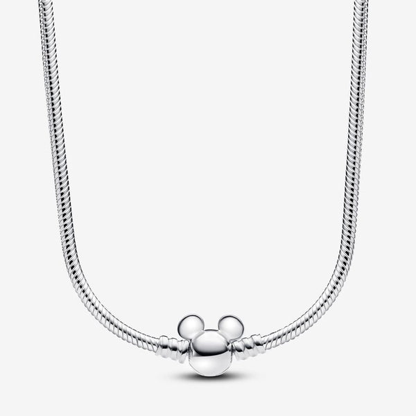 アクセサリー mickeys Disney Mickey Mouse sterling silver snake chain necklace