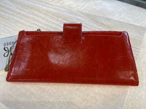 Hobo Dunn Continental Wallet- GRENADINE
