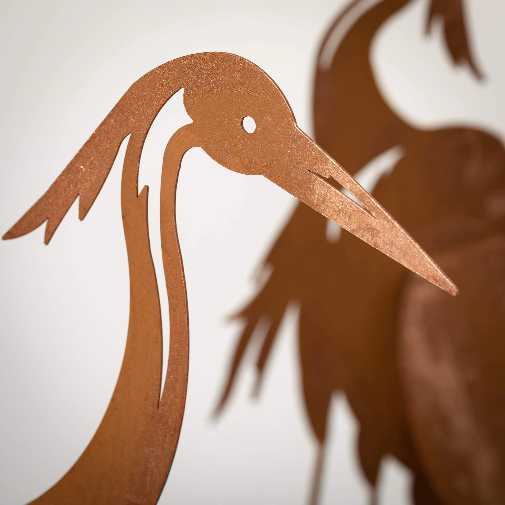 COPPER CRANE GARDEN STATUES sold separately