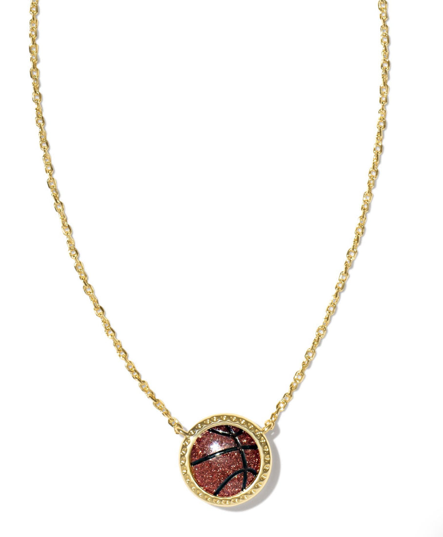BASKETBALL SHORT PENDANT NECKLACE - KENDRA SCOTT