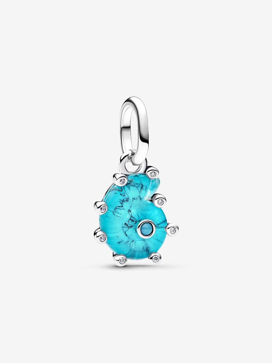 Blue Murano Glass Sea Snail Dangle Charm
Sterling silver - 793900C01