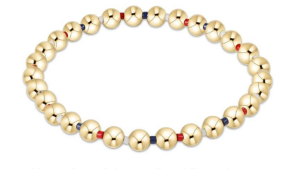 enewton - 6.25" Hope Grateful Gold Bracelet 5MM - Firecracker limited edition