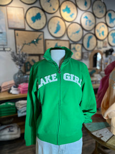 Lakegirl - Track Jacket - KELLY GREEN