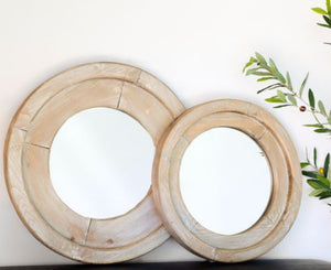 Old style wood mirror 2 sizes sold separately
