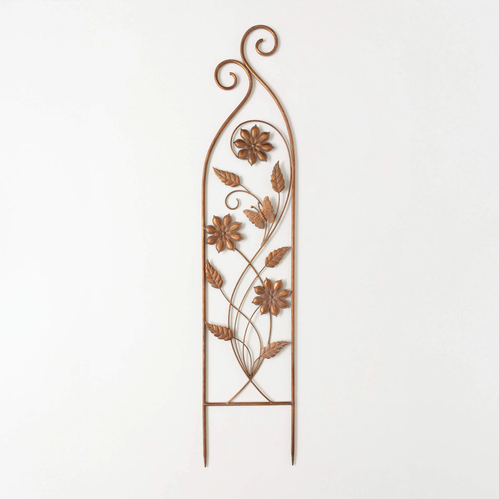 METAL FLOWER TRELLIS