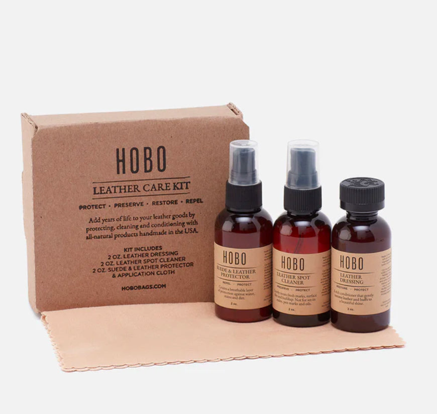 Hobo leather care gift set