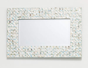 CAPIZ TRIM WALL MIRROR