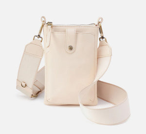 Cass Phone Crossbody- CREAM solid strap