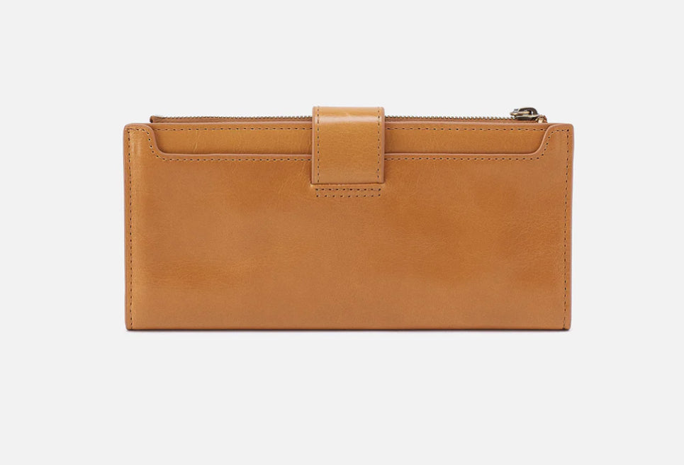 Hobo Dunn Continental Wallet- NATURAL