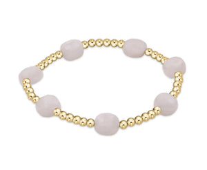 ENEWTON EXTENDS - 7.25”  Admire Gold 3mm Bead Bracelet - MOONSTONE
