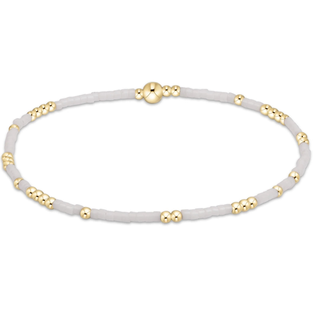 enewton - 7.25" Hope Unwritten Bracelet -WHITE