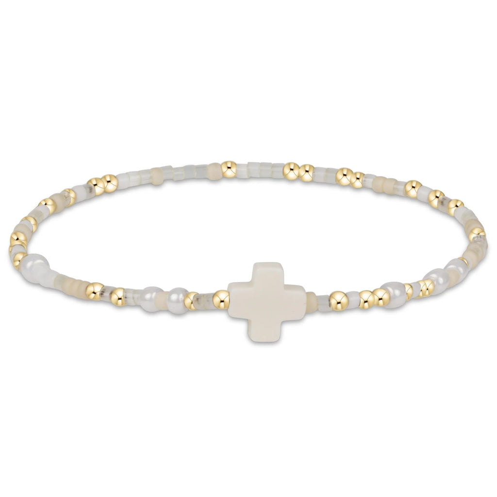 enewton - 6.25" Hope Unwritten Signature Cross Bracelet -  call me on my shellphone