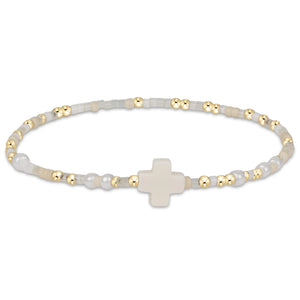 enewton - 6.25" Hope Unwritten Signature Cross Bracelet -  call me on my shellphone