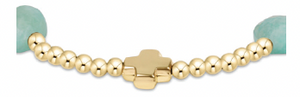 enewton - 6.Signature Cross Admire AMAZONITE Patter 3mm Bracelet