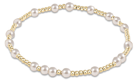 enewton - 6.25" Hope Unwritten 4mm Bead Bracelet - PEARL