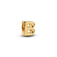 PANDORA LETTER B CHARM 14K GOLD PLATED - 763948C00