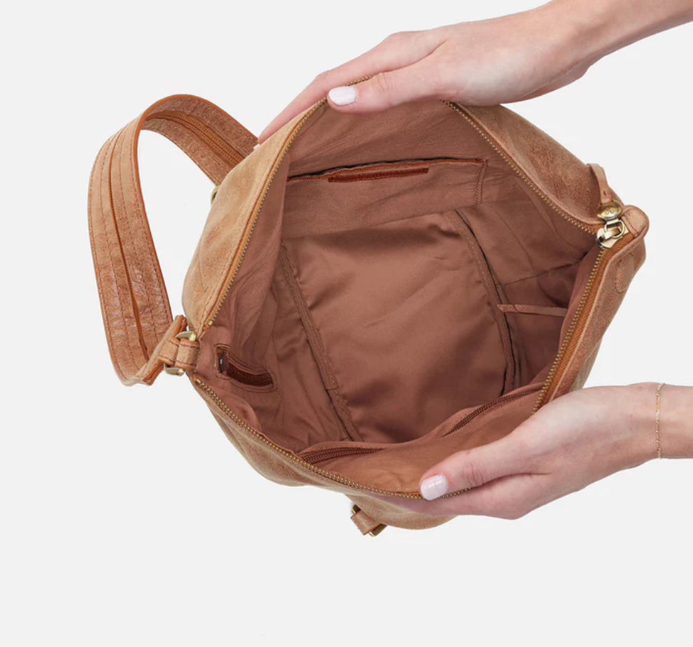 Hobo Sway Convertible Sling WHISKEY