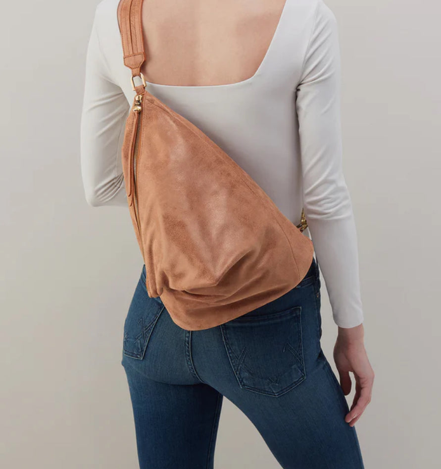 Hobo Sway Convertible Sling WHISKEY