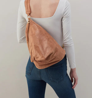 Hobo Sway Convertible Sling WHISKEY