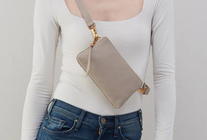 Fern slim belt bag TAUPE