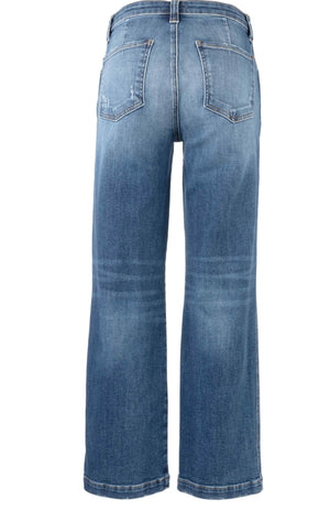 PATTIE HIGH RISE-STRAIGHT LEGS-BCK DATS 5 PKTS
