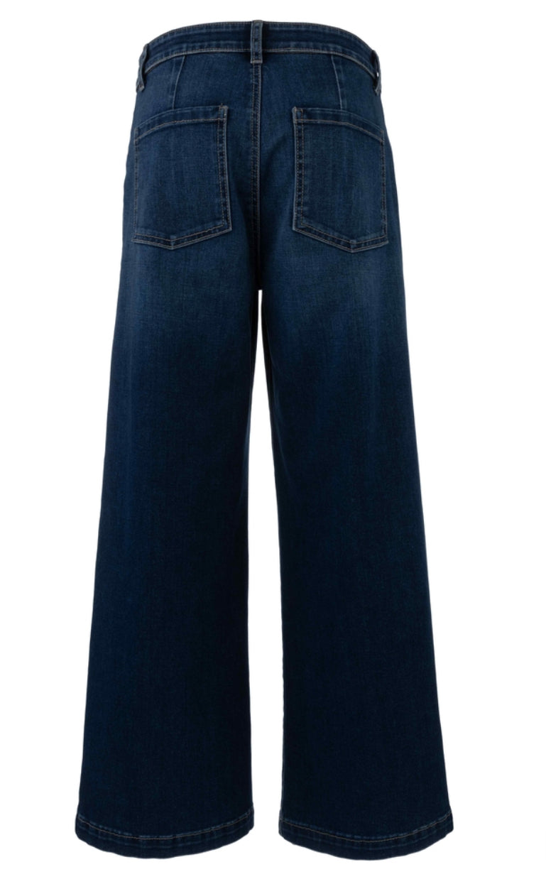 MEG HIGH RISE WIDE LEG PANTS W/ PORK CHOP PKTS KUT FROM THE KLOTH KB55702