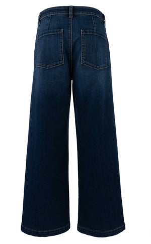 MEG HIGH RISE WIDE LEG PANTS W/ PORK CHOP PKTS KUT FROM THE KLOTH KB55702