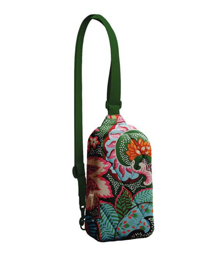 Small Lorman Sling Backpack - Leaf Me Not Paisley   - Vera Bradley 53278-22537